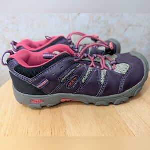 KEEN Kids' Size 2 Purple and Pink Hiking Shoes